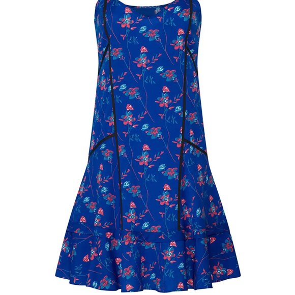 Thakoon Blue Floral Shift Dress 6 - Picture 3 of 6